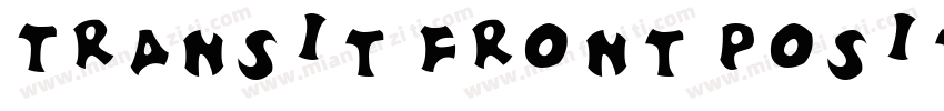 Transit Front Positiv OT Regular字体转换